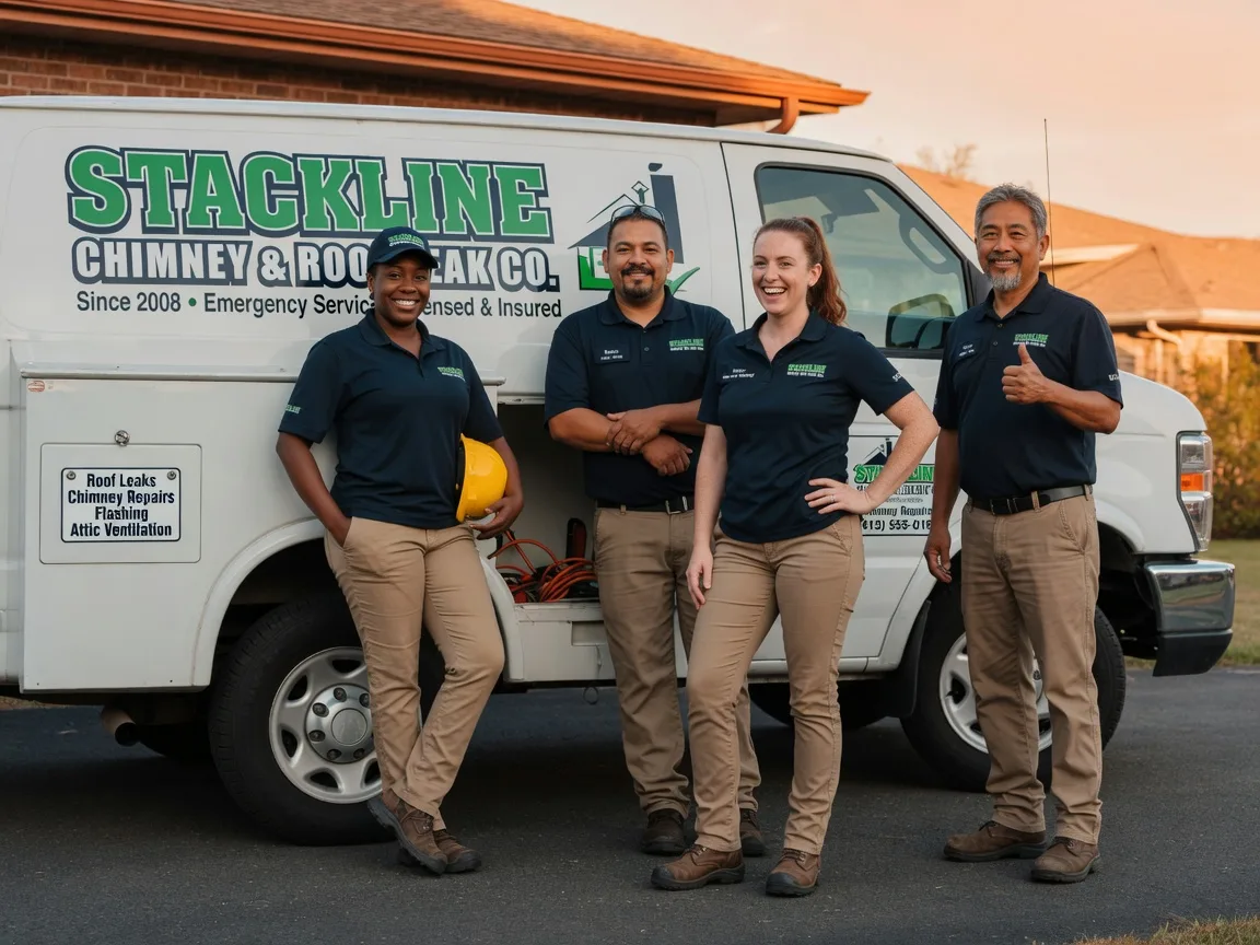 Chimney flashing repair company in Milfay, OK